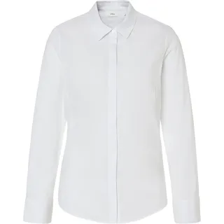 s.Oliver Bluse mit Ziernähten Weiß 44