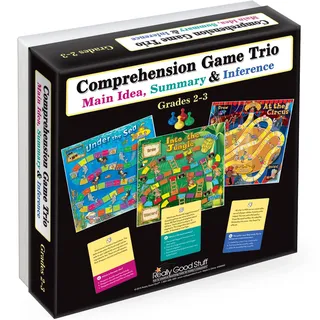 Really Good Stuff Comprehension Spiel-Trio: Hauptidee, Zusammenfassung und Inference – Grade 2-3