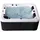 Beach Pure 210 x 155 x 83 cm Schwarz