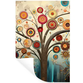 MuchoWow Wandtattoo Baum - Baum des Lebens - Farbe 80x120 cm , Braun , Kunststoff , 80x120x0.1 cm , Tapeten & Wandverkleidungen, Wandtattoos & Sticker