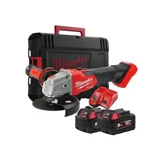 Milwaukee M18FSAG125XB-502X inkl. 2 x 5,0 Ah Akku + Koffer