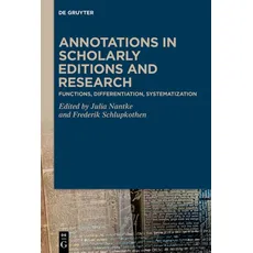 Annotations in Scholarly Editions and Research