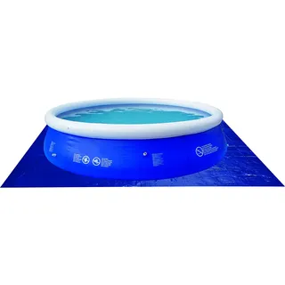 Jilong Pool Bodenplane 270x270 cm Bodenschutzplane Schutzplane Schutzfolie für runde und eckige Pools & Planschbecken, ideale Unterlage für Pools bis Ø 244cm