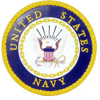 Spoontiques - Gartendekoration - US-Marineblau Trittstein - dekorativer Stein für Garten