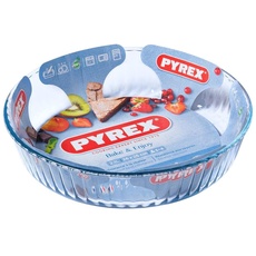 Pyrex Bake & Enjoy Glass Fluted flan dish Hohe Widerstand 26 cm