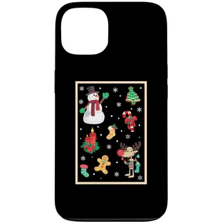 Hülle für iPhone 13 Frohe Weihnachten Pyjama Urlaub Winter Urlaub Xmas PJS
