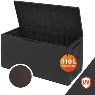 KETER Auflagenbox Capri Anthrazit 310L mit Rollen