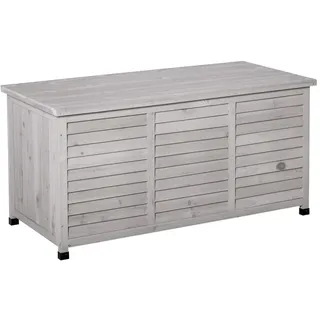 Outsunny Gartenbox 127 x 56 x 60 cm Grau