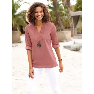 Casual Looks Jeansbluse, rot