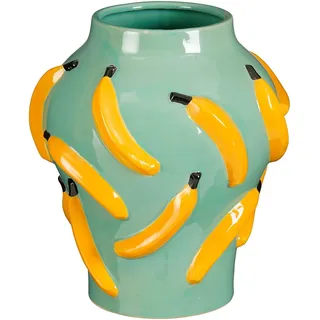 Mica Decorations Vase Moza - 26x26x30 cm - Keramik - Grün