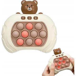 ELEKTRONISCHES SPIEL POP IT Sensorische ENTWICKLUNG für GEDÄCHTNIS Reflexe KINDER Teddybär