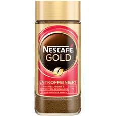 Bild GOLD Entkoffeiniert, löslicher Bohnenkaffee, Instant-Kaffee aus erlesenen Kaffeebohnen, vollmundig & aromatisch, koffeinfrei, 1er Pack (1 x 100g)