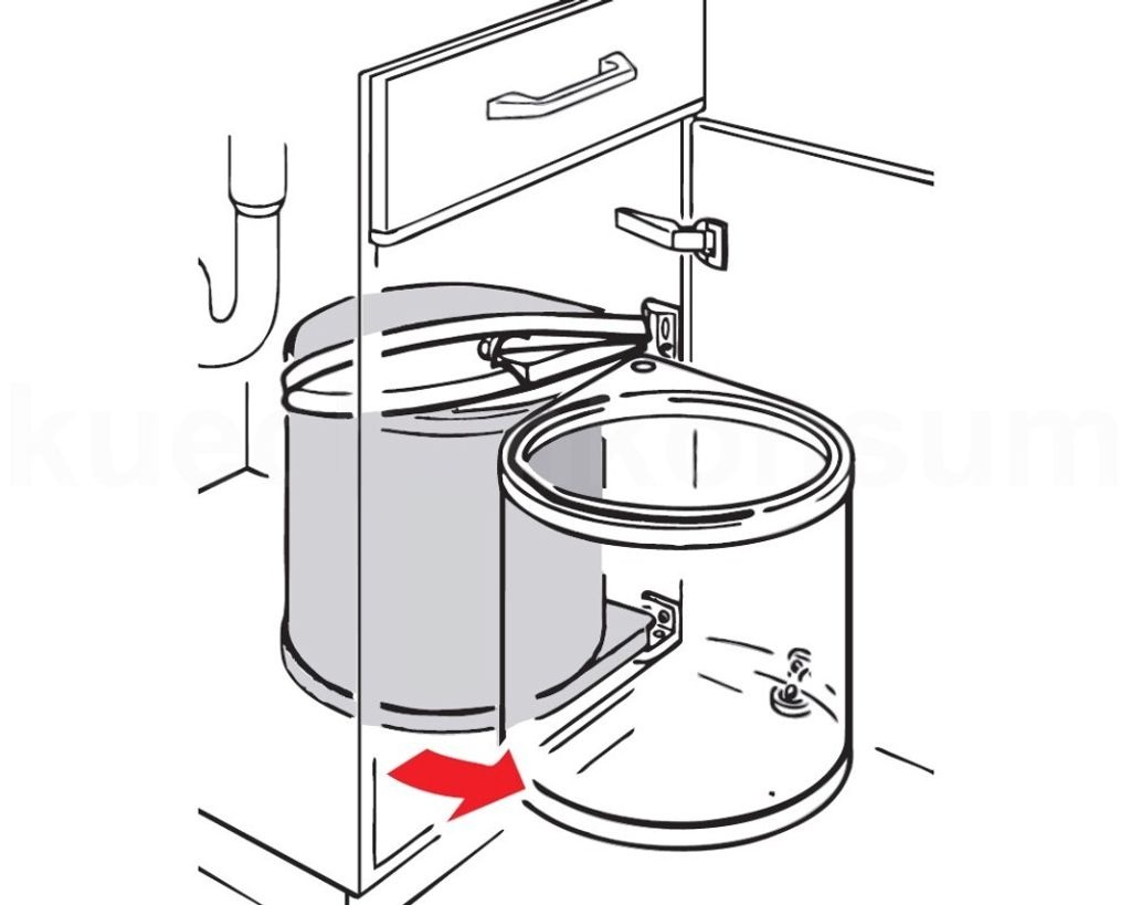 Bild von AS Mono 12 l edelstahl/schwarz