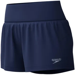 Speedo Damen Biofuse Lookout Badeshorts | Schwimmen und Surfen | Schnell trocknend Schwimmbekleidung, Peacoat, S