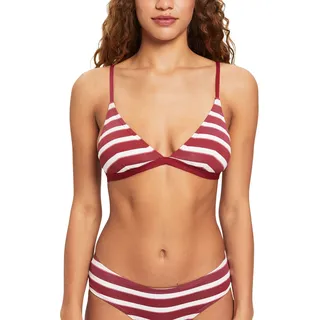 ESPRIT Damen Brela Beach Rcs Pad.bra Top Bikini, Dark Red 3, C EU