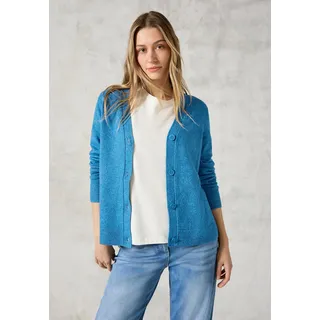 Cecil Cardigan mit Knopfleiste - Blau