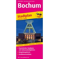 Bochum. Stadtplan 1:18 000