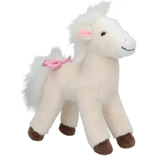 DEPESCHE Miss Melody Kuscheltier Pferd 18 cm Cremeweiß