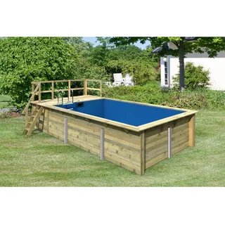 Karibu Rechteck Pool Modell 3 Variante B 530 x 350 x 124 cm