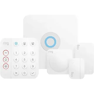 Ring Alarm Security, 5-teilig (2. Generation) Starter Kit, Weiß