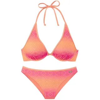Buffalo Bügel-Bikini Damen pink-orange Gr.36 Cup F