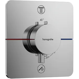 Hansgrohe ShowerSelect Comfort Q Duschthermostat Unterputz für 2 Verbraucher Chrom 15583000