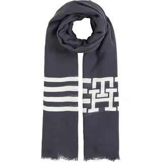 Tommy Hilfiger Schal »TH NAVAL SCARF«, mit Logoprägung, blau