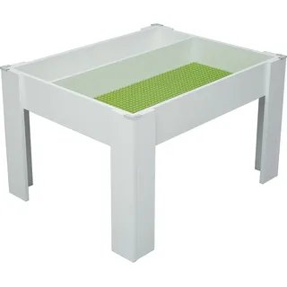 Spieltisch - Bautisch - Kindertisch - Weiß