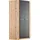Eckschrank Barcelona 95 x 193 x 95 cm Schwarz