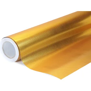 4D carbon chrom gold wrapfolie 150x200cm - innen/außen