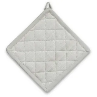 Kela Topflappen TIA Baumwolle 20 x 20 cm lichtgrau