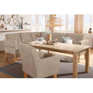 Home Affaire Eckbank »Fehmarn« wahlweise langer Schenkel links oder rechts beige