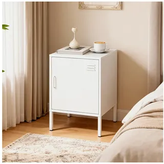 Homcom Nachtschrank 40 x 40 x 56 cm Weiß