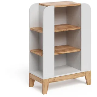 VitaliSpa Kinderregal Malia Weiß 60 x 88 cm mit 9 fächern , Weiß, Eiche Artisan , Holzwerkstoff , Rechteckig , 60x88x30 cm , Babymöbel & Kindermöbel, Babyzimmer, Babyregale & Kinderregale