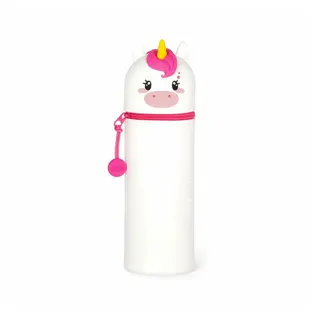 Legami Federmäppchen 2-in-1 Unicorn, KA0012, Schlamperetui, aus Silikon - Kawaii - Einhorn