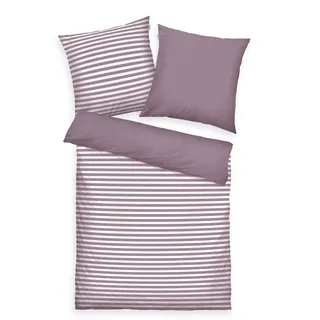 TOM TAILOR HOME Wendebettwäsche »MIG, Baumwoll-Renforcé« 2 Stk. tlg., lila