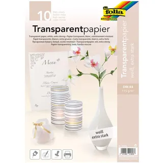 Folia Transparentpapier 115 g/qm 10 Blatt