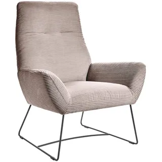 Hom`in Sessel , Rosa , Metall , 82x102x81 cm , Goldenes M, DGM-Klimapakt , Lederauswahl, Stoffauswahl , Wohnzimmer, Sessel, Polstersessel