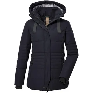 G.I.G.A. DX Damen, Steppjacke mit abzippbarer Kapuze/Funktionsjacke in Daunenoptik GW 25 WMN QLTD JCKT, dunkelnavy, 46, 39930-000
