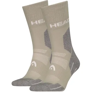 Head Hiking All Climates Crew Socken 2er Pack Braun/Grau 39-42