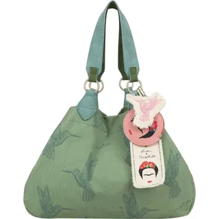Fritzi aus Preußen Fritzi x Frida Kahlo Izzy Limited Shopper Tasche 42 cm grün