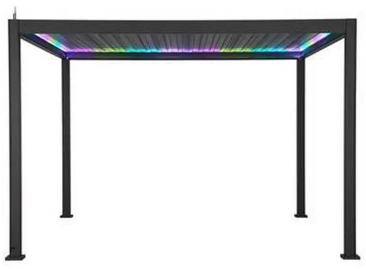 Bild von Pergola Mirador Deluxe Anthrazit m.LED ca. 400x300 cm