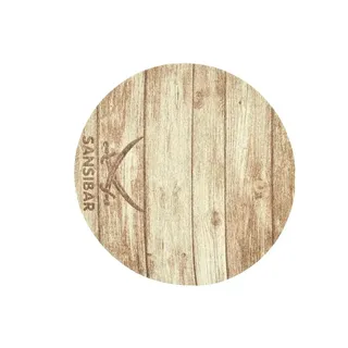 Sansibar Keitum 009 Webteppich 160 x 160 cm Braun