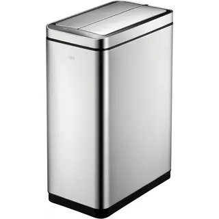 EKO - Deluxe Phantom Sensor Abfalleimer 20+20 Liter - Stainless steel Polypropylene - Matt Edelstahl - Silber