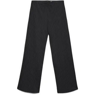 Vero Moda Damen Vmberlin My Mw Wide Print Pant Noos Hose, Obsidian, XL / 34L