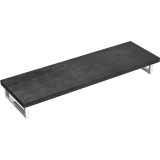 doporro Waschtischplatte für Aufsatzwaschbecken Waschbeckenauflage 50x160cm Waschtischkonsole in Anthrazit für Waschschalen inkl. Konsolenhalterung