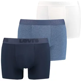 Levi's Boxershorts unifarben Blue Combo L 3er Pack