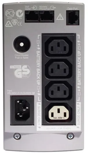 Bild von Back-UPS CS 500 USB/Serial Unterbrechungsfreie Stromversorgung (USV) 0,5 kVA 300 W