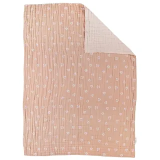 NOUKIES Mix & Match Musselin-Decke, Katze, Braun, 75 x 100 cm