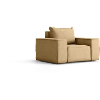 Kaiser Möbel Gartensessel Sonne Cappucino , Cappuccino , Holz , Füllung: Komfortschaum , 115x73x88 cm , Gartenmöbel, Loungemöbel, Loungesessel